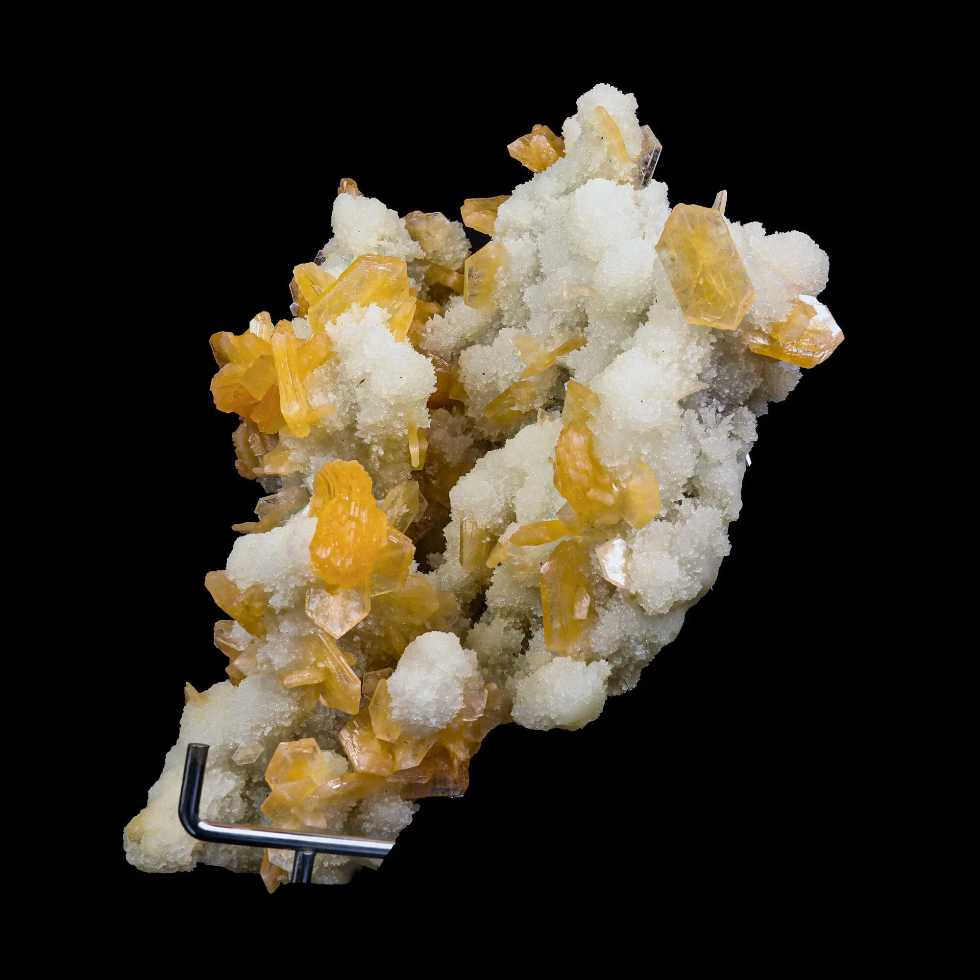 Stilbite With Chalcedony Natural Mineral Specimen - image 4