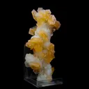 Stilbite With Chalcedony Natural Mineral Specimen - image 2