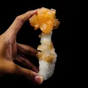 Stilbite With Chalcedony Natural Mineral Specimen - image 4