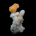 Stilbite With Chalcedony Natural Mineral Specimen - image 3