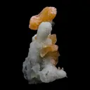 Stilbite With Chalcedony Natural Mineral Specimen - image 4
