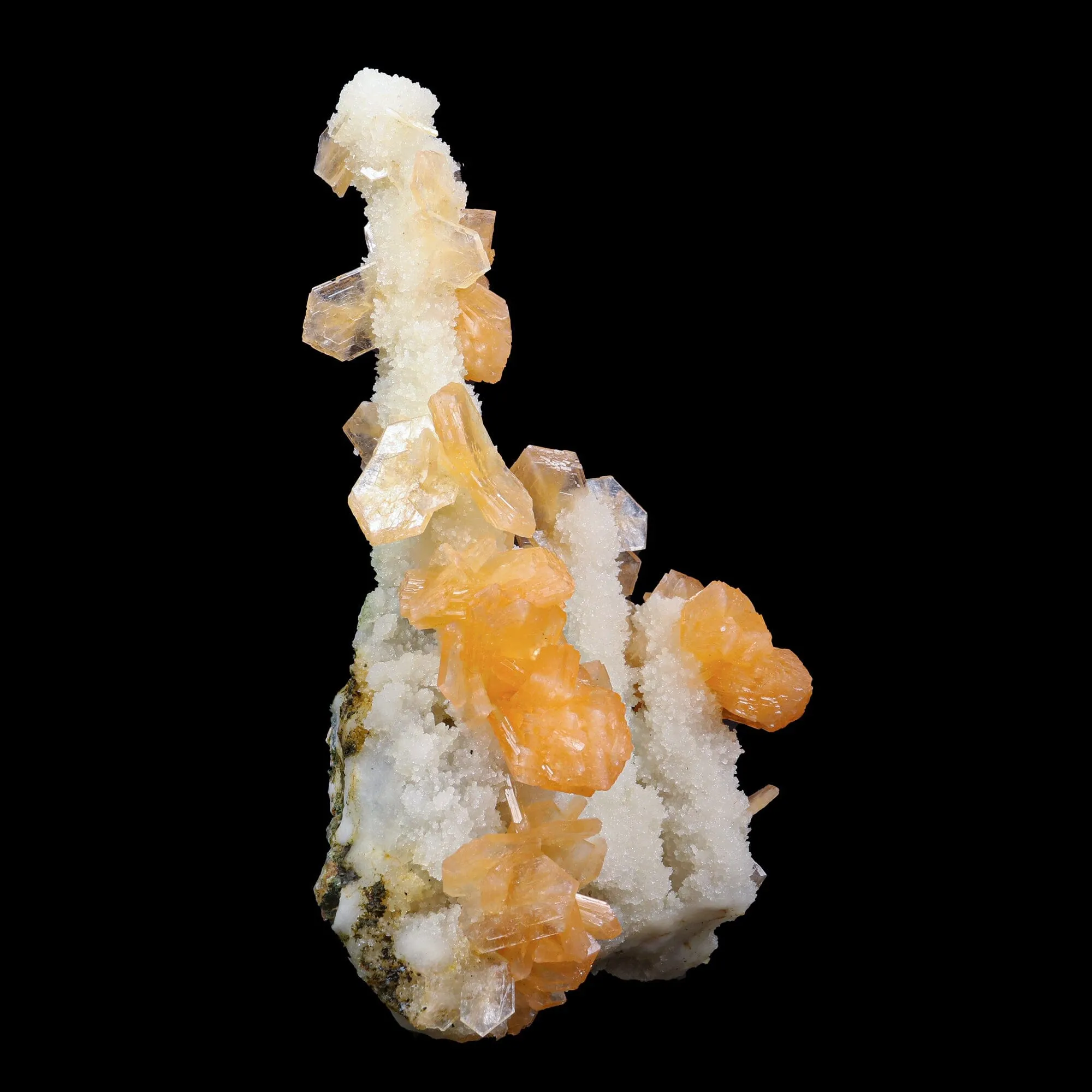 Stilbite With Chalcedony Natural Mineral Specimen - image 4