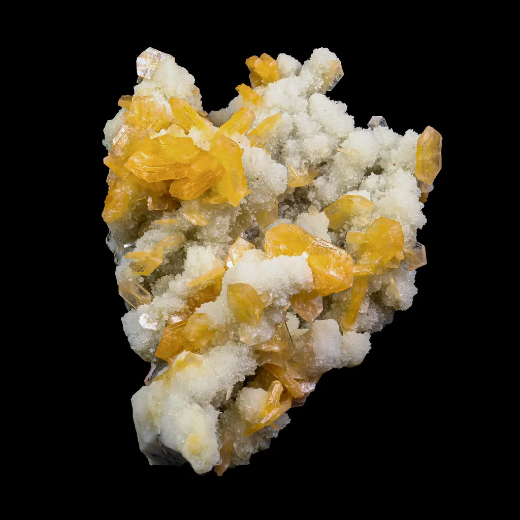 Stilbite With Chalcedony Natural Mineral Specimen - image 2