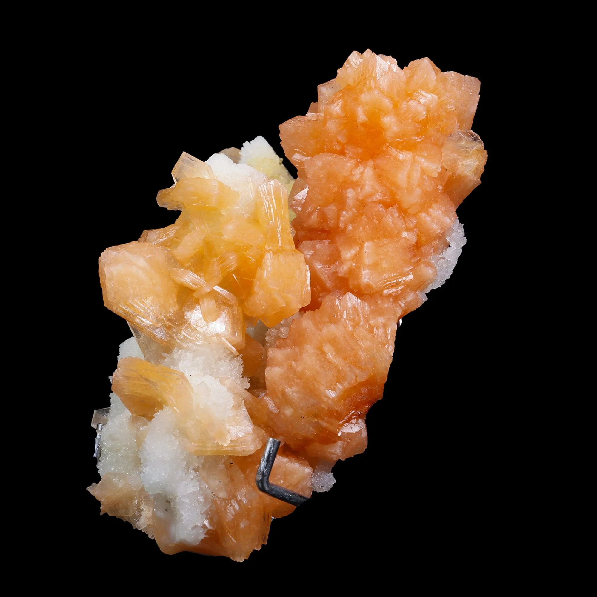 Stilbite With Chalcedony Natural Mineral Specimen - image 5