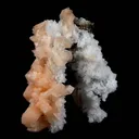 Stilbite with Chalcedony 'V' Formation Natural Mineral Specimen - image 2