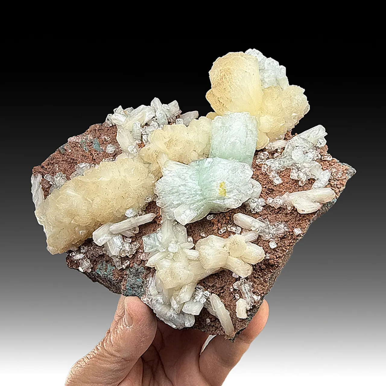 Stilbite with Fluorapophyllite-K - image 1
