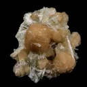Stilbite with Scoecite Spray Apophyllite Natural Mineral Specimen - image 1