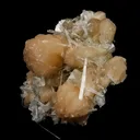 Stilbite with Scoecite Spray Apophyllite Natural Mineral Specimen - image 3