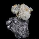 Stokesite with Cookeite on Lepidolite (illustrated) - image 4