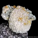 Stokesite with Cookeite on Lepidolite (illustrated) - image 1