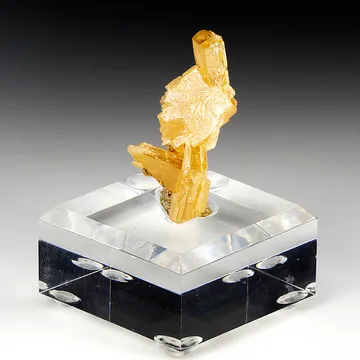Stolzite from Sainte-Lucie Mine, Saint-Léger-de-Peyre, France