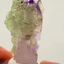 Streep Mine Amethyst with Prehnite Small in size… massive in presence - image 2