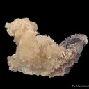 Strontianite and Calcite on Fluorite - image 5