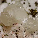 Strontianite and Chalcopyrite on Baryte - image 3