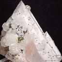 Strontianite and Chalcopyrite on Baryte - image 2