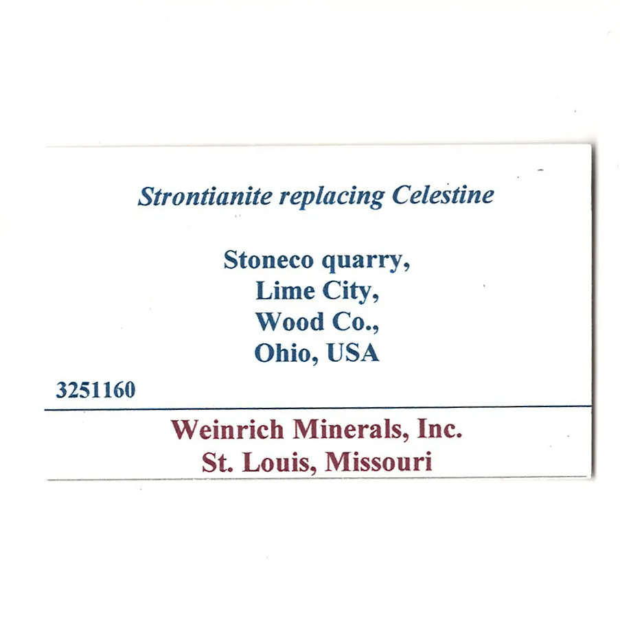 Strontianite on Celestine - image 6