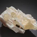 Strontianite with Chalcopyrite on BARYTE - image 1