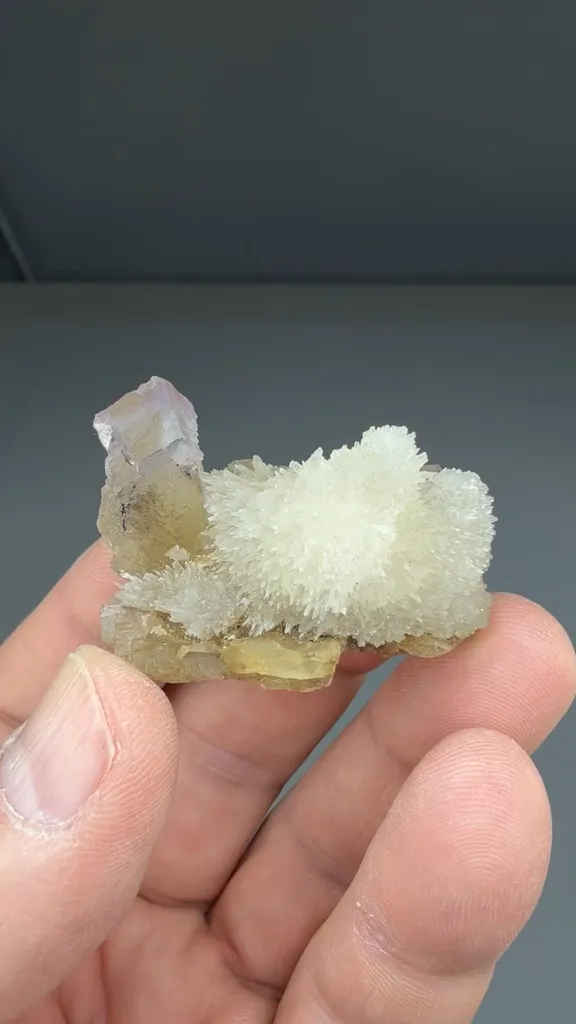 Strontianite with Fluorite - image 2