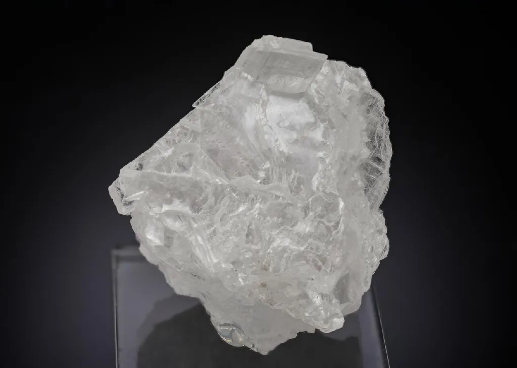 STRONTIOGINORITE with Gypsum var. Selenite image