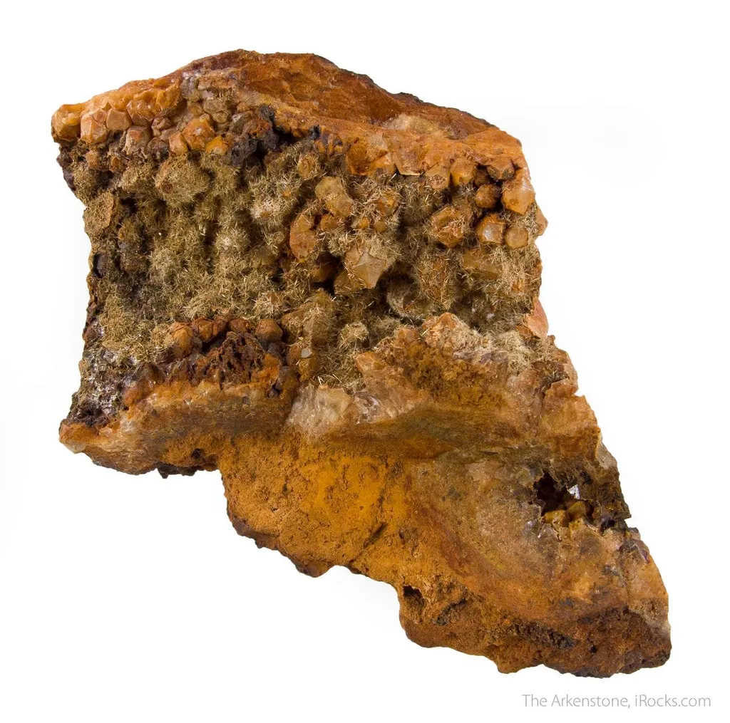 Strunzite on Quartz - image 2