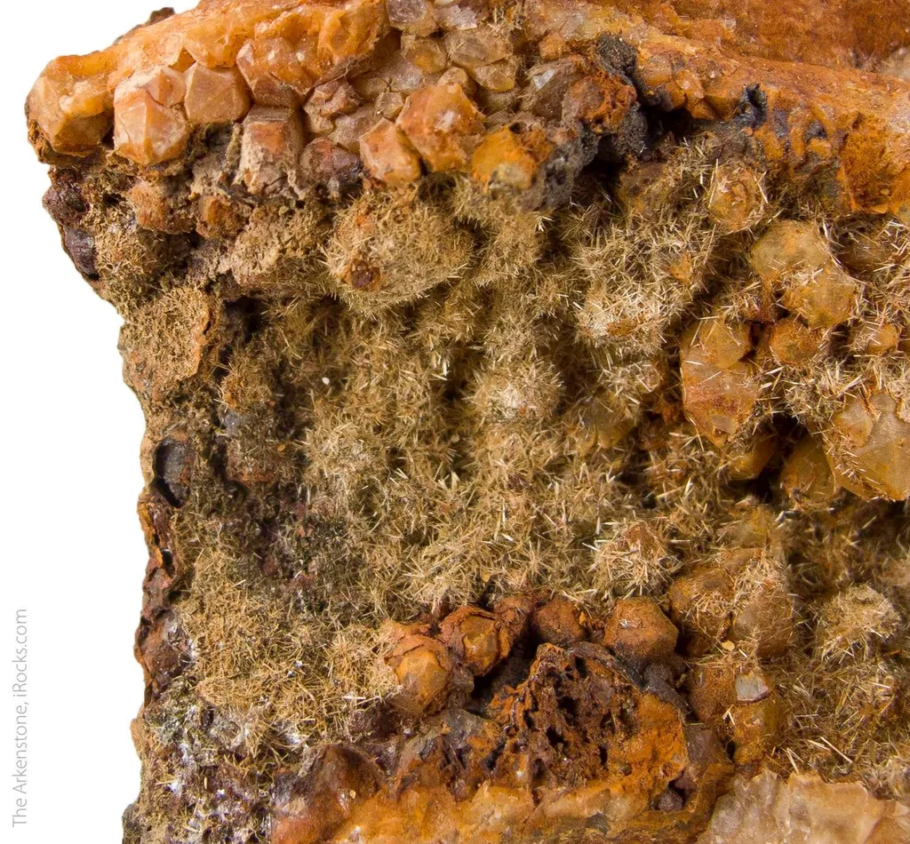 Strunzite on Quartz image