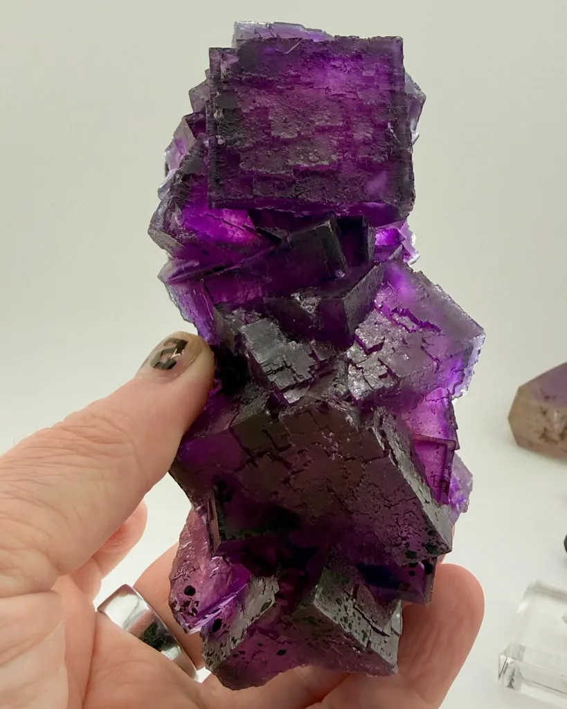 Stunning Denton Mine Fluorite, Hardin County, Illinois image