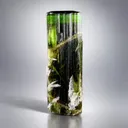 Stunning Green Cap Tourmaline Crystal with Albite from Pakistan - image 1