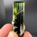 Stunning Green Cap Tourmaline Crystal with Albite from Pakistan - image 5