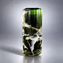 Stunning Green Cap Tourmaline Crystal with Albite from Pakistan - image 8