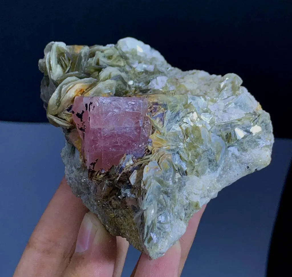Stunning Pink Apatite Specimen from Pakistan - image 3
