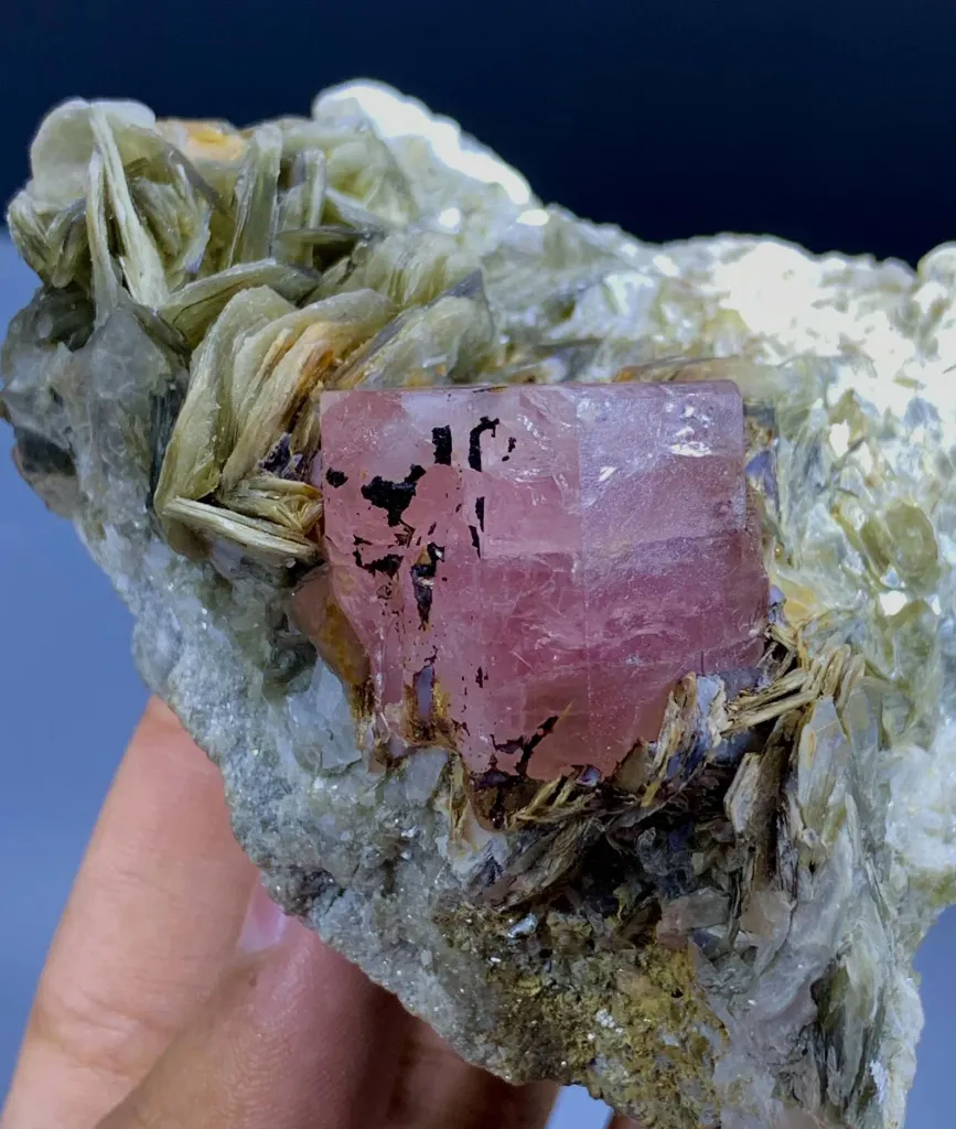 Stunning Pink Apatite Specimen from Pakistan - image 5