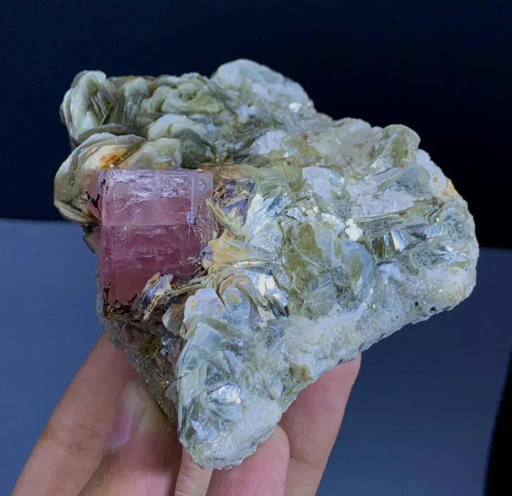 Stunning Pink Apatite Specimen from Pakistan - image 8
