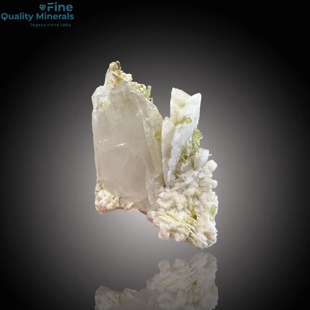 Stunning Tourmaline and Quartz Fusion on Natural Base - image 1