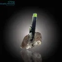 Stunning Tourmaline on Diamond Quartz - image 2
