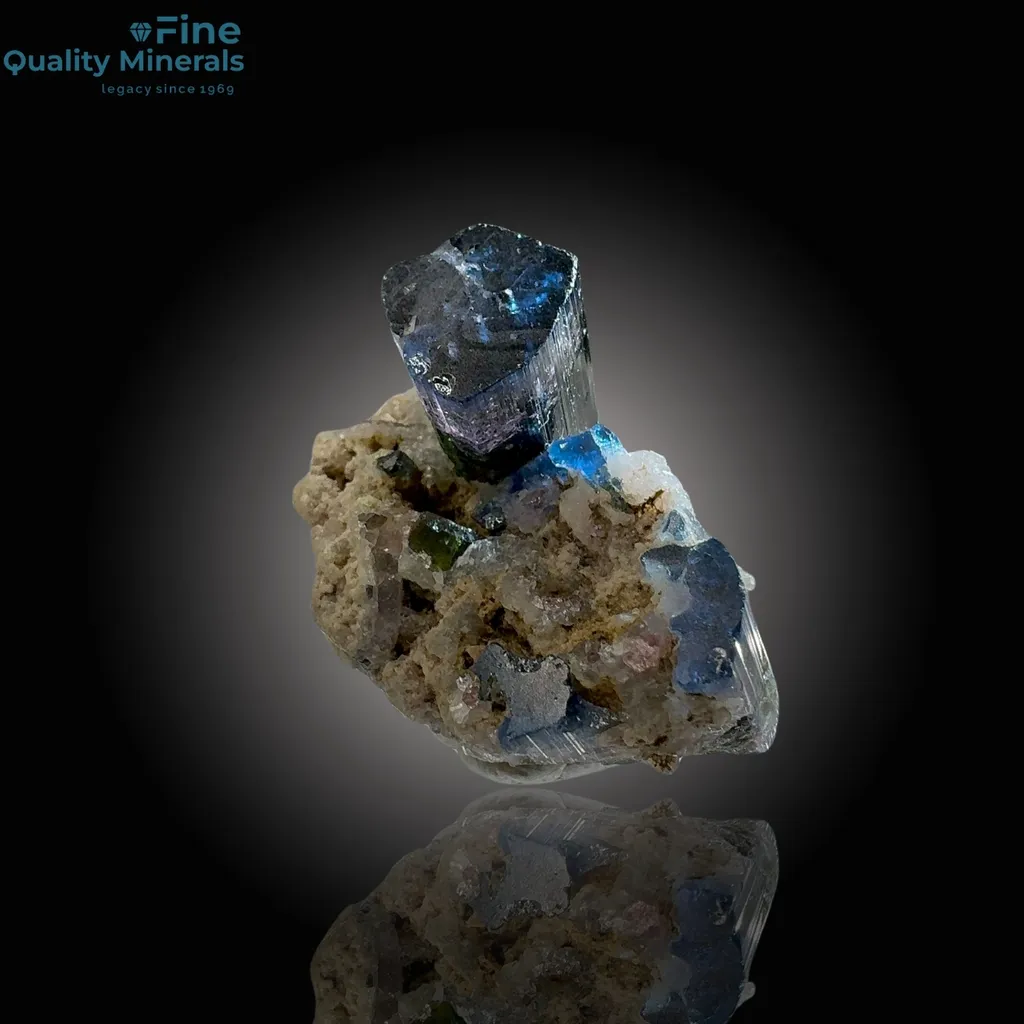 Stunning Tri-Color Tourmaline Specimen - image 2