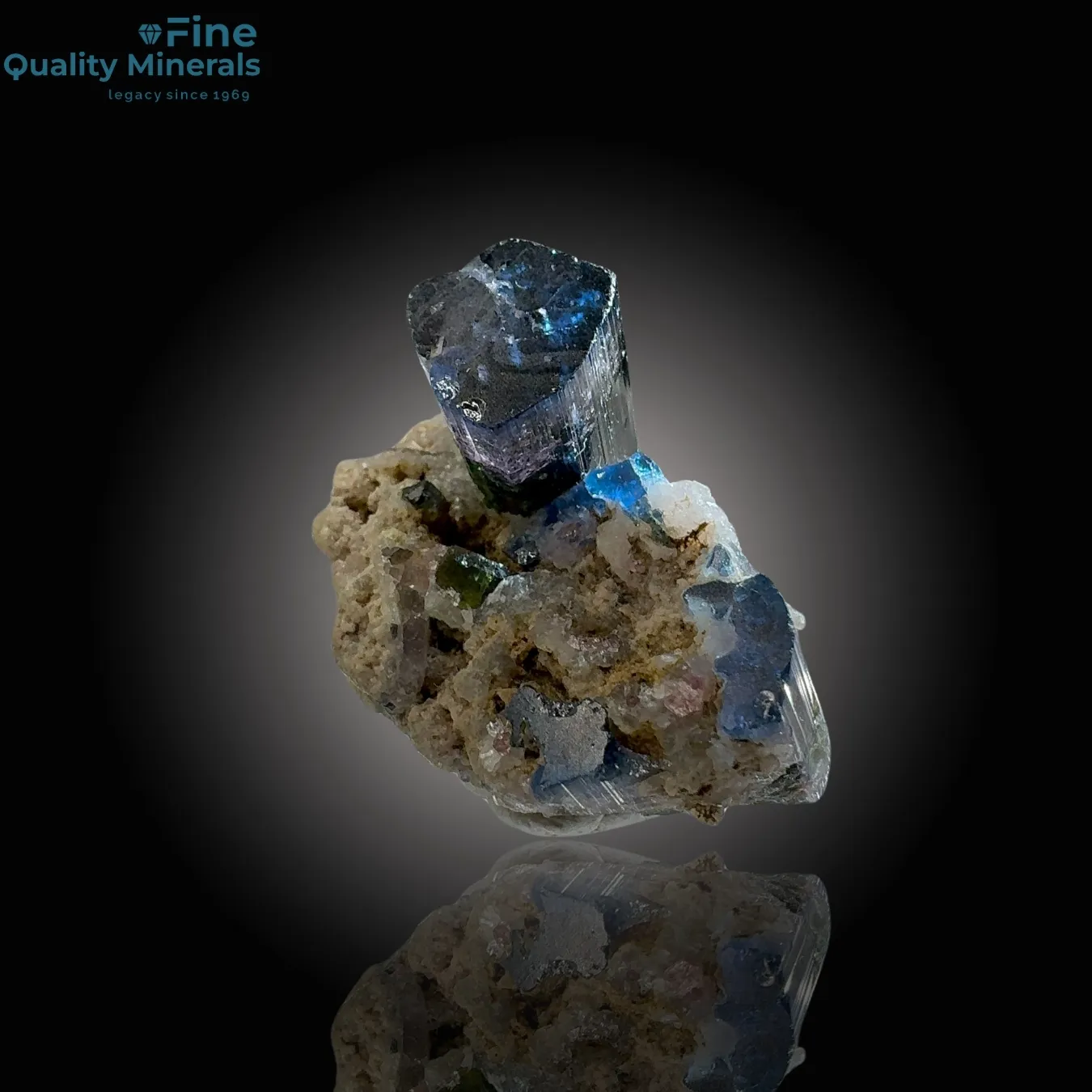 Stunning Tri-Color Tourmaline Specimen - image 2