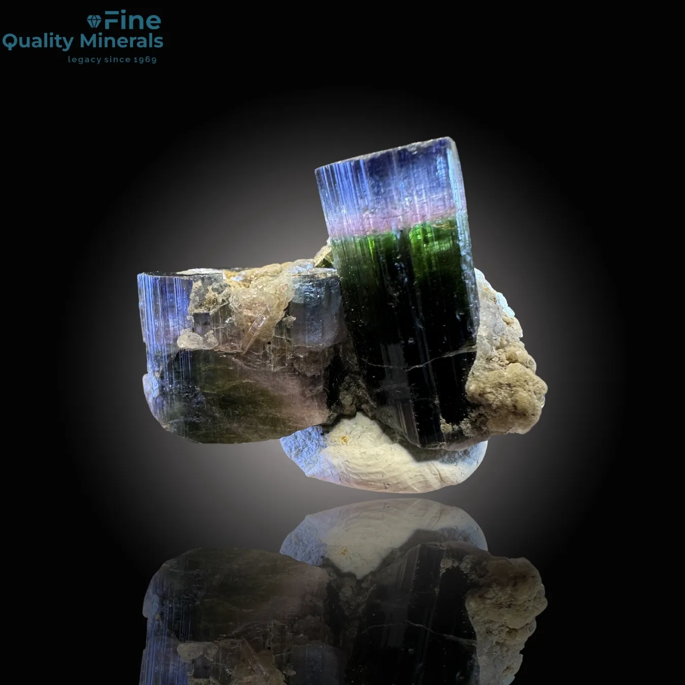 Stunning Tri-Color Tourmaline Specimen - image 1