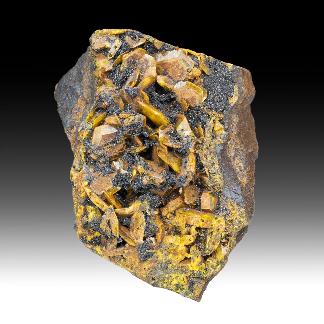 Sturmanite with Braunite - image 1