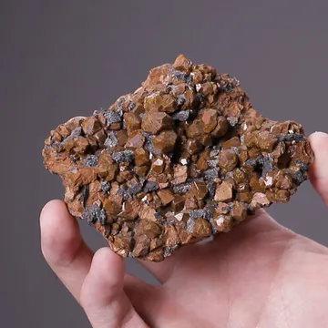 Sturmanite with Hausmannite