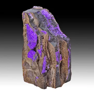 Sugilite from N'Chwaning III Mine, N'Chwaning Mines, Northern Cape, South Africa
