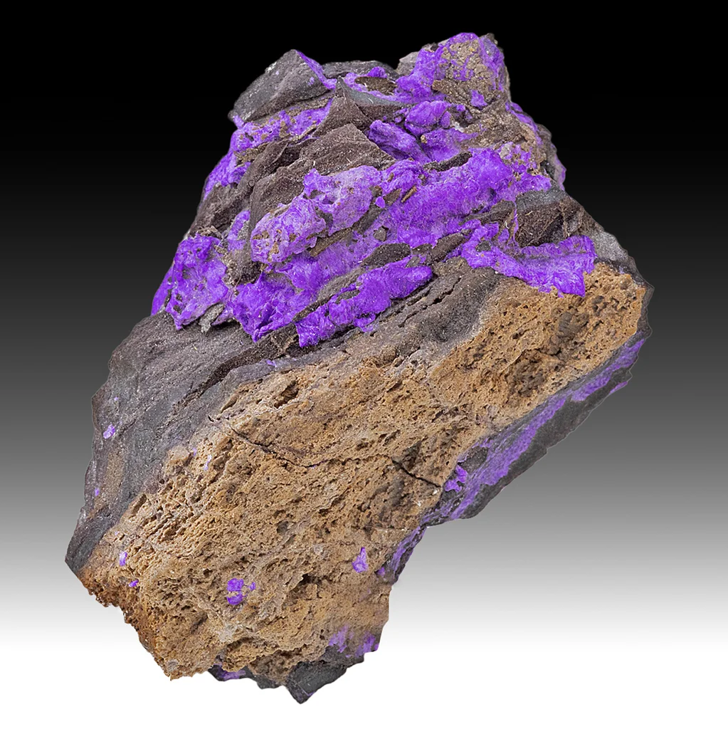 Sugilite from N'Chwaning III Mine, N'Chwaning Mines, Northern Cape, South Africa - image 1