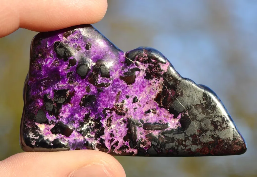 Sugilite & Hematite 48 grams - Wessels Mine, North Cape Province, South Africa image