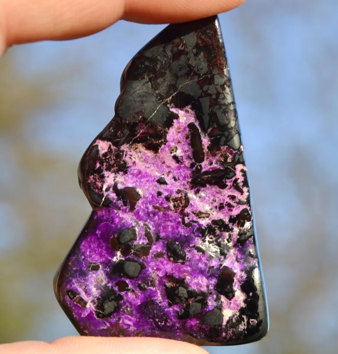 Sugilite & Hematite 48 grams - Wessels Mine, North Cape Province, South Africa - image 3