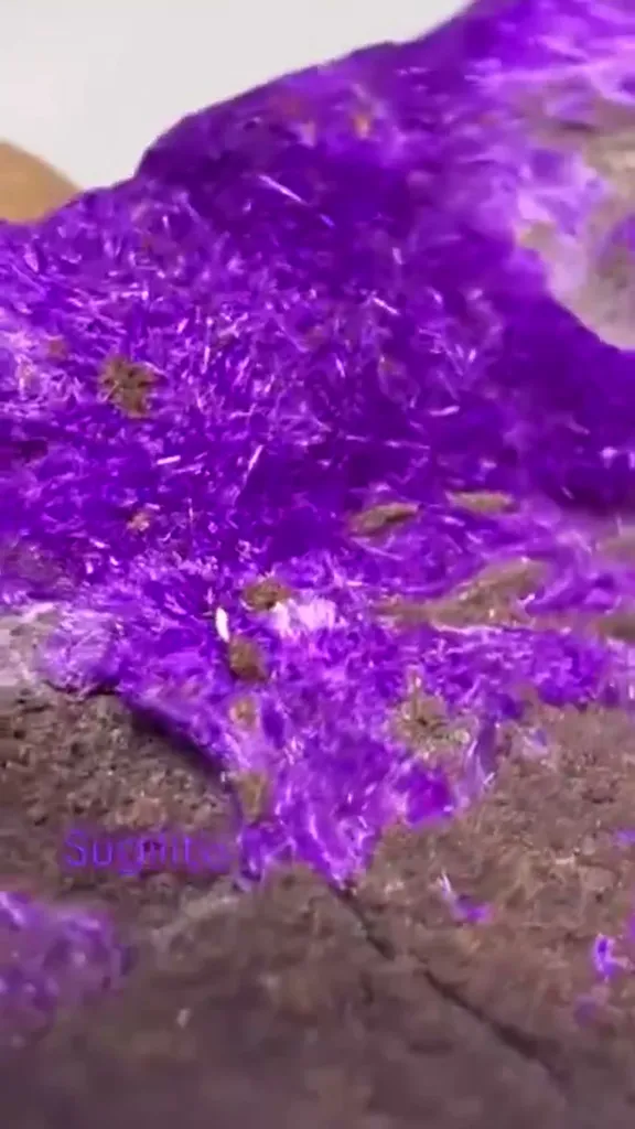 Sugilite is a purple, pink, or occasionally colorless mineral with a… - image 2