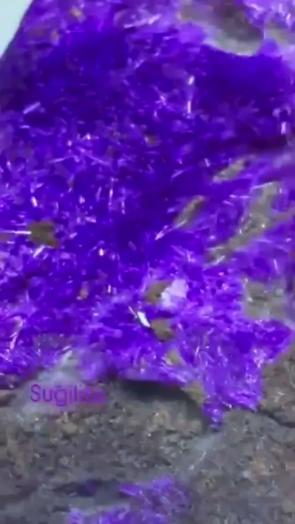 Sugilite is a purple, pink, or occasionally colorless mineral with a… - image 4