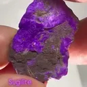 Sugilite is a purple, pink, or occasionally colorless mineral with a… - image 1