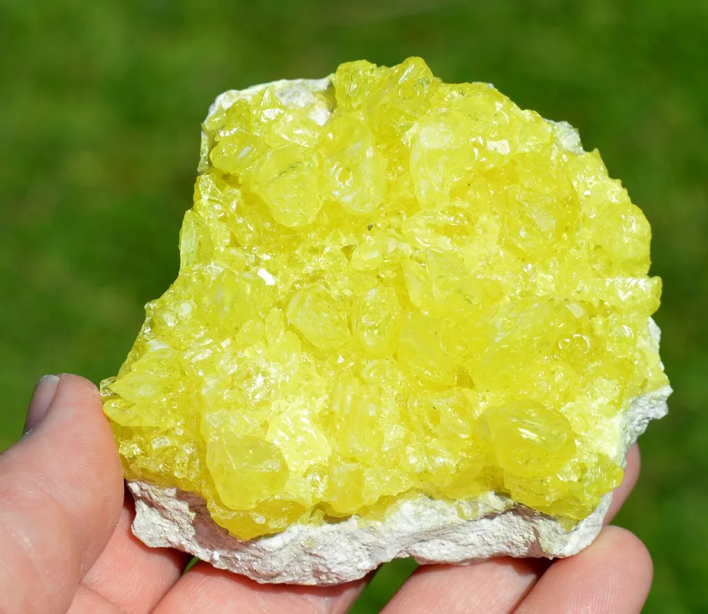 Sulfur 192 grams - El Desierto mine, San Pablo de Napa, Daniel Campos Province, Potosí, Bolivia - image 1