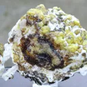 Sulfur & Calcite & Bitumen 1120 grams - Agrigento Province, Sicily, Italy - image 6