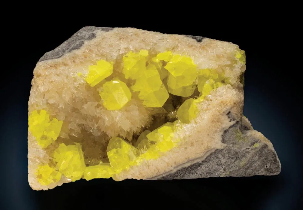 Sulfur, Calcite - image 1