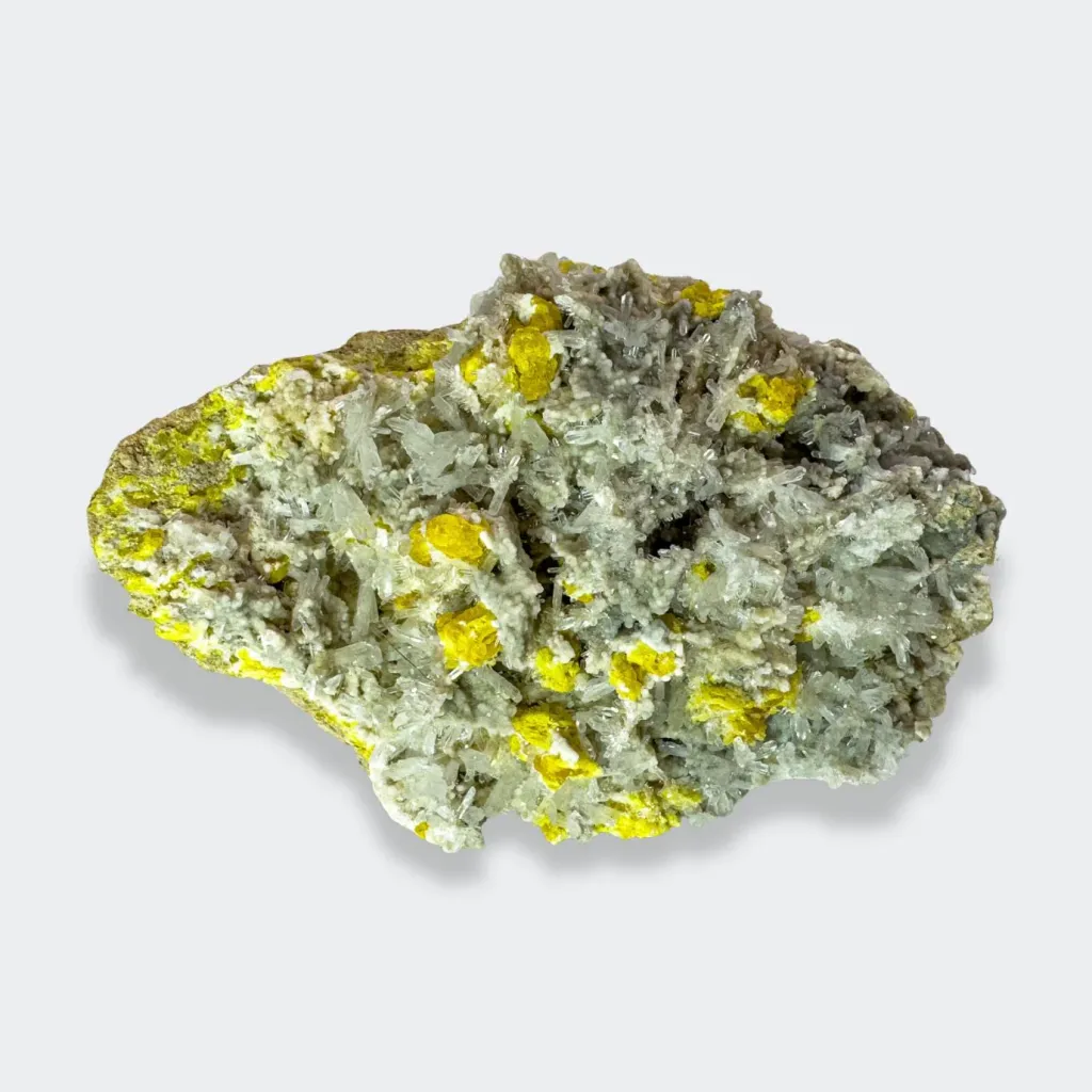 Sulfur & Celestine from Italy, Sicily, Agrigento Province